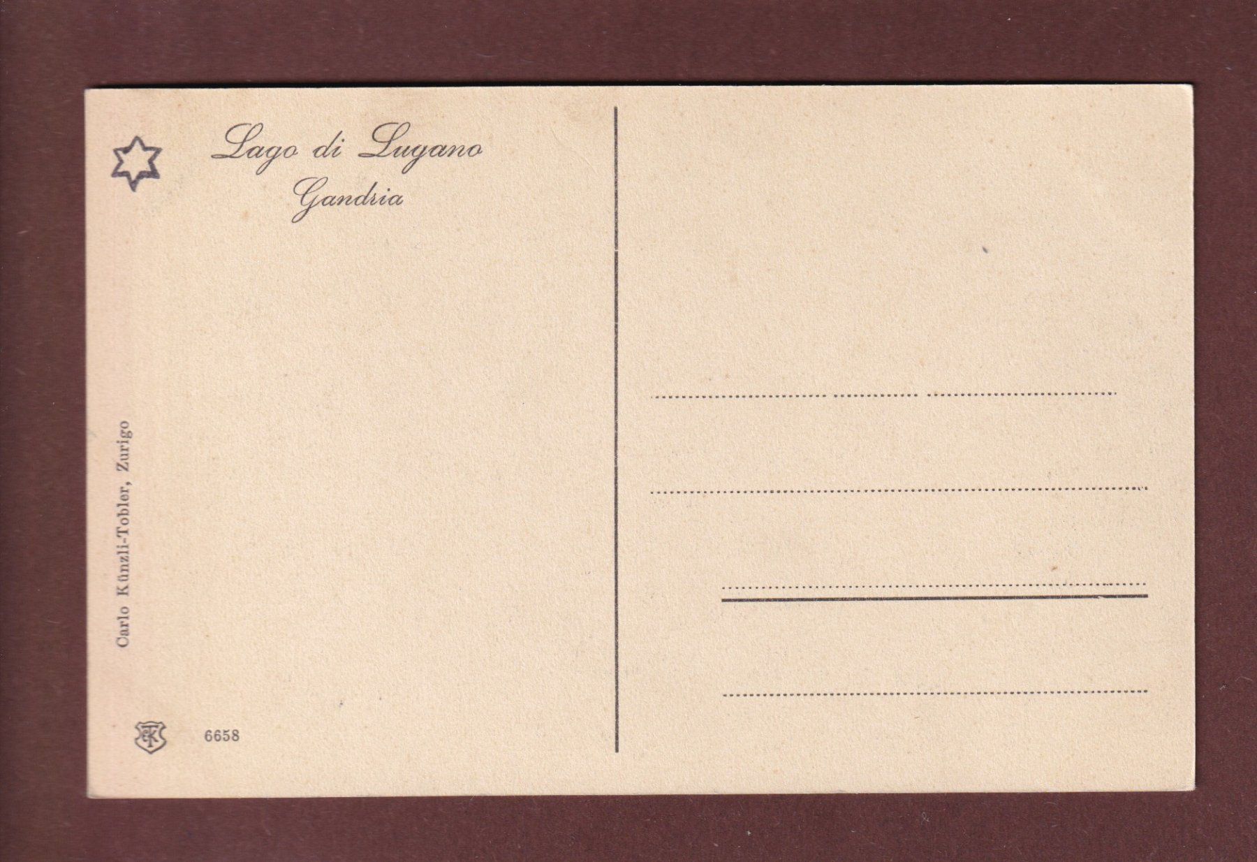 Cartoline postali: GANDRIA – Usato da Pully venduto da nicecards 1