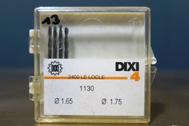 4x Bohrer VHM Dixi 1130, 1,65mm Durchmes