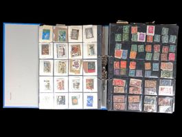 1 Ordner Briefmarken International, grob sortiert