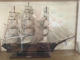 MAQUETTE D'UNE FRÉGATE DU 18e SIÈCLE