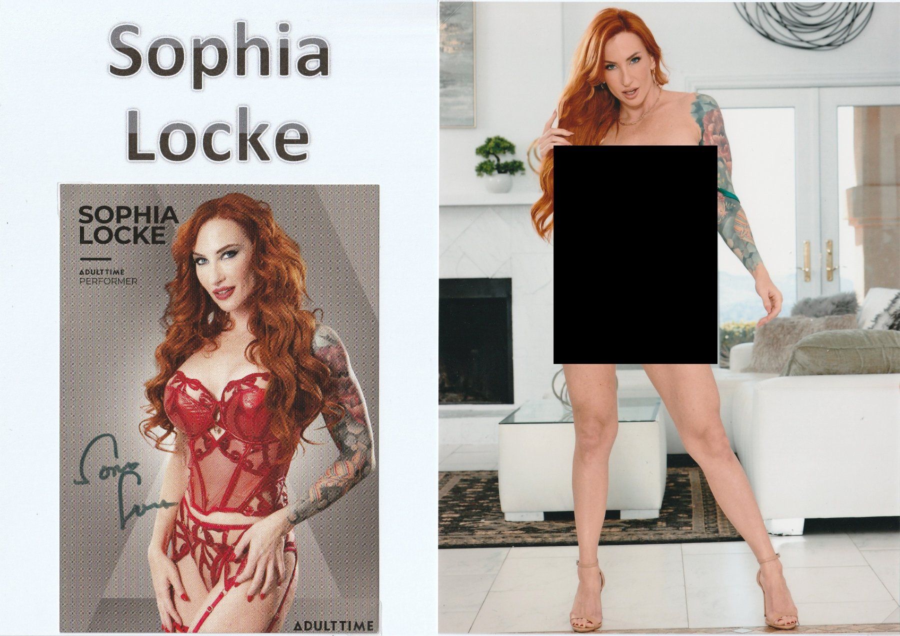 Autografi: Sophia Locke / Originalautogramm – Usato da Schwyz venduto da racingautographs
