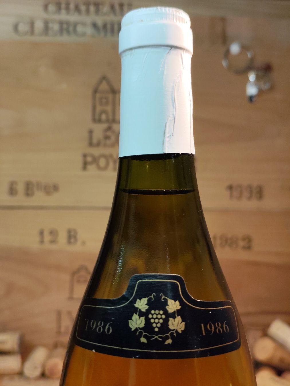 Vino: 1986 Pouilly-Fuissé – Nuovo e nell'imballaggio originale da Büsserach venduto da Vintage-vins 2