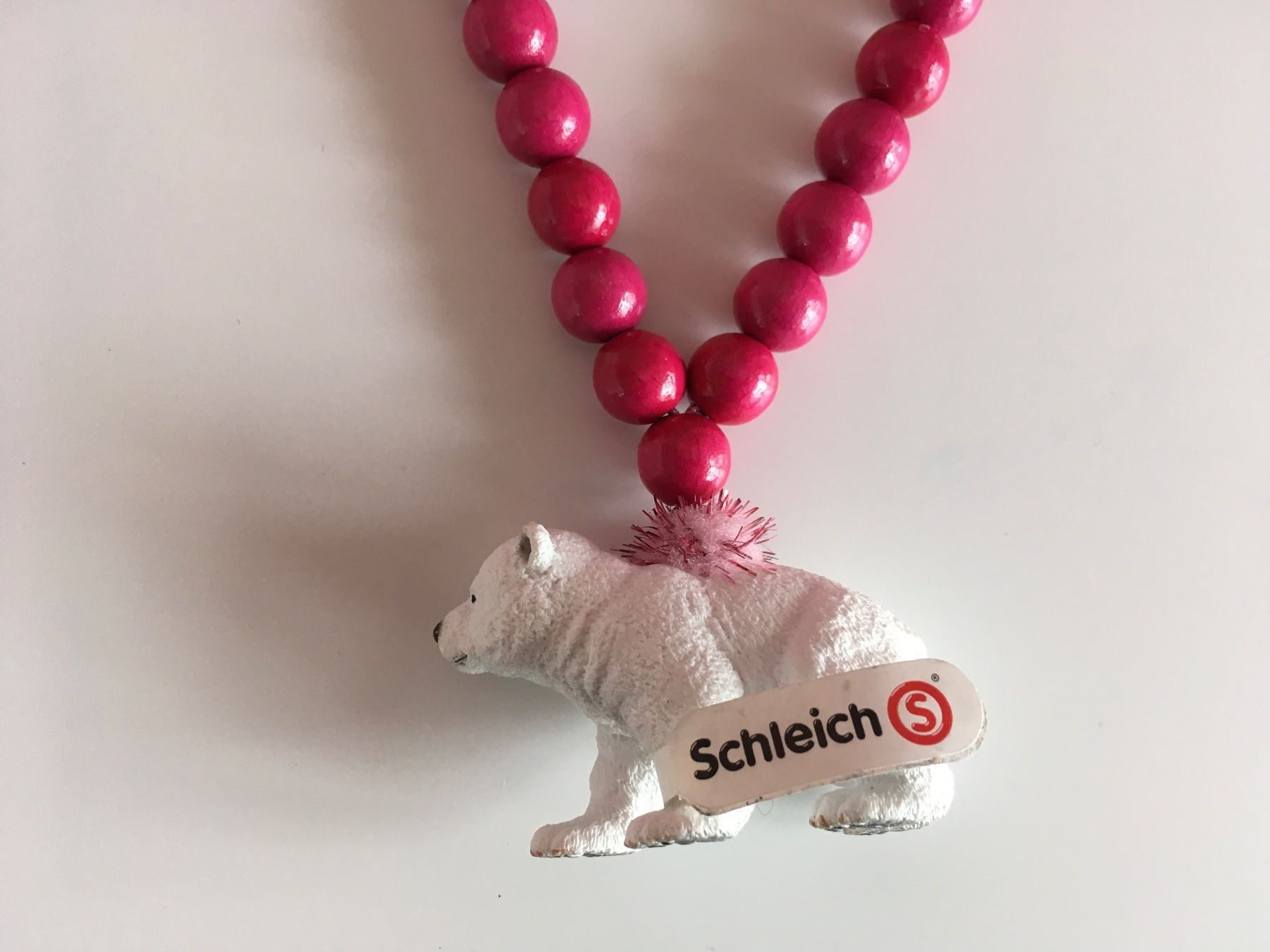 Catenine: SCHLEICH Kette Eisbär junges Fuchsia – Nuovo e nell'imballaggio originale da Zollikofen venduto da poppala 4
