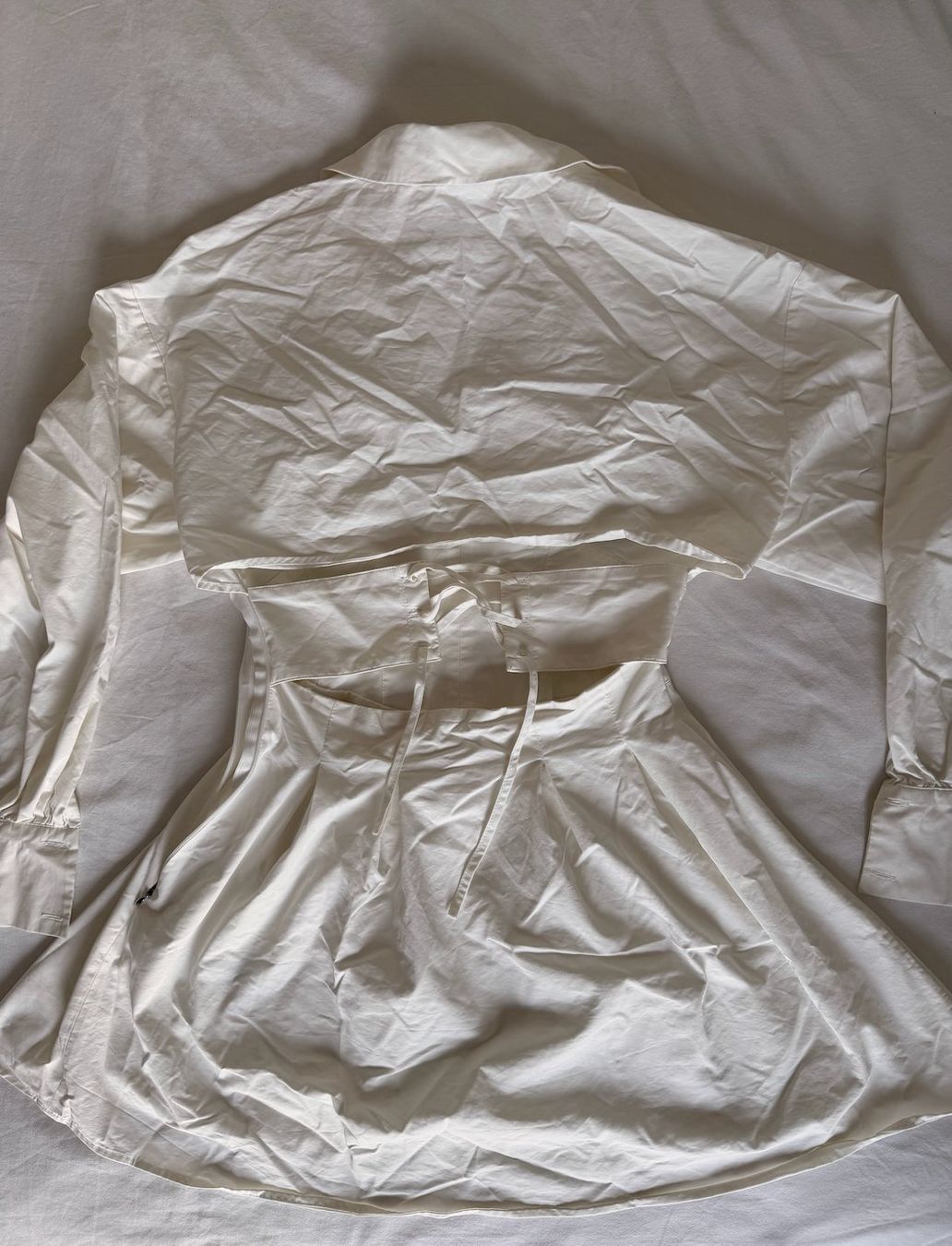 Bershka Vestiti: White corset dress – Nuovo (secondo la descrizione) da Buonas venduto da mej_6s67 1