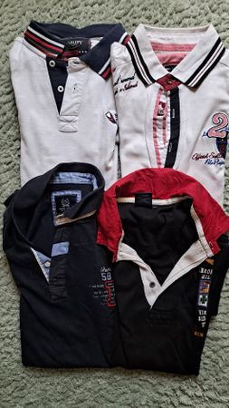 Polo Shirts - 4er Set, Grösse 2 S,  2 M, Top Zustand!