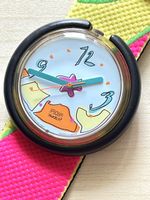 Swatch POP Uhr mit buntem Armband gebraucht