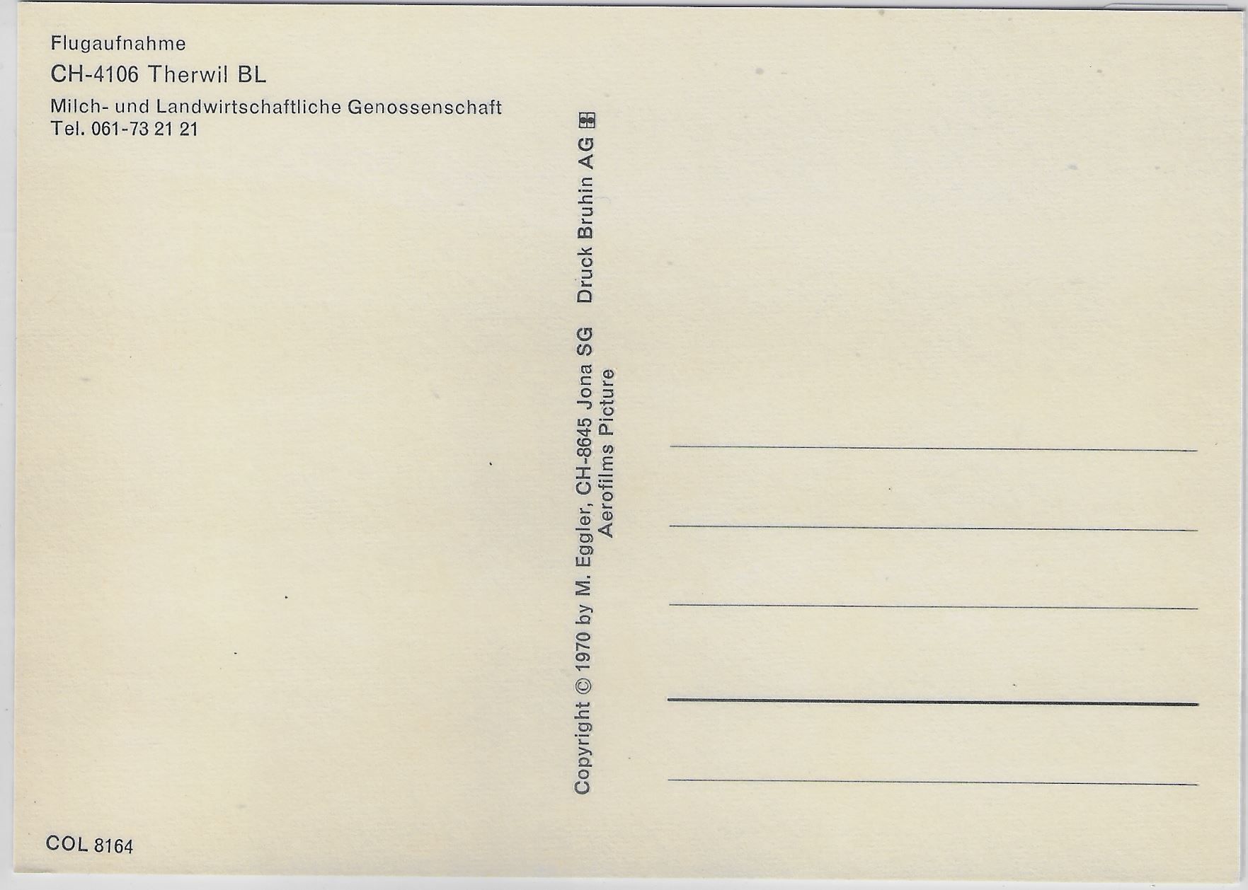 Cartoline postali: Flugaufnahme Therwil BL – Antico da Ettingen venduto da Kartenplanet 1