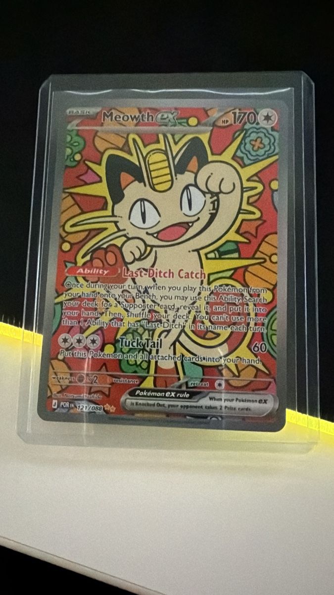 Pokémon Carte collezionabili: Meowth EX SIR 121/88 Perfect Order – Nuovo (secondo la descrizione) da Schlieren venduto da ari_jf9z