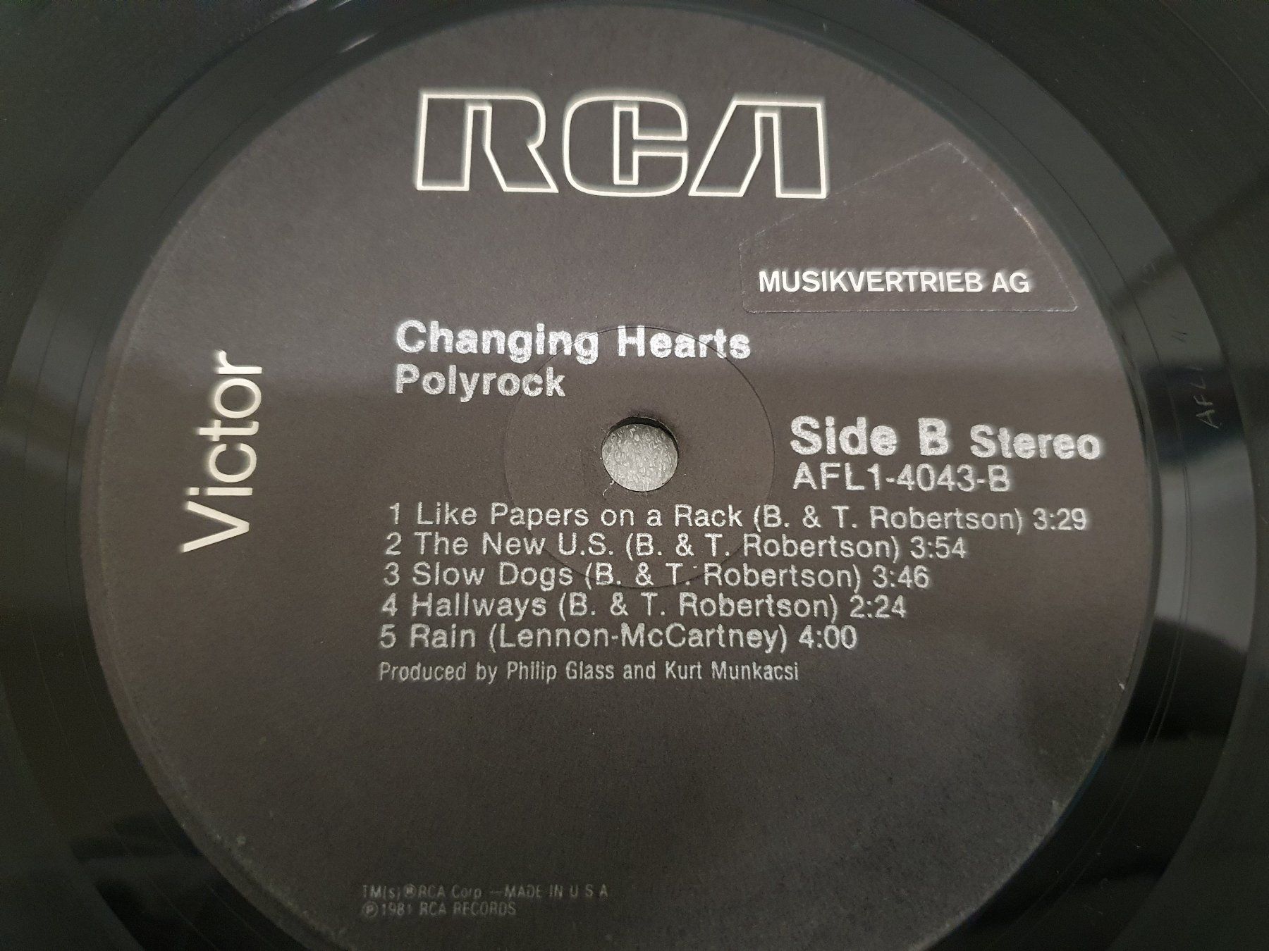 Vinyles: Polyrock – Changing Hearts – D'occasion à Uster par Vinyl-Leidenschaft 5