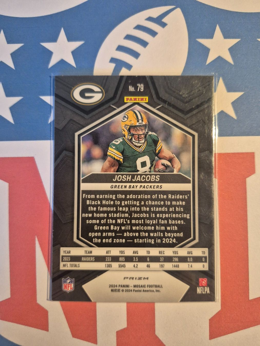 Panini Carte collezionabili: NFL Josh Jacobs Green Bay Packers – Usato da Treiten venduto da Sauber73 1