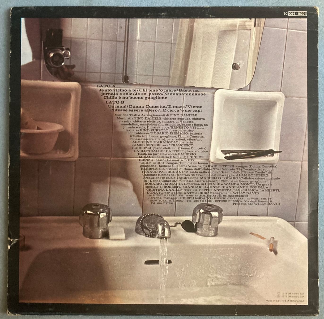 Dischi in vinile: PINO DANIELLE - PINO DANIELE – Usato da Poliez-Pittet venduto da Newtown-Records 1