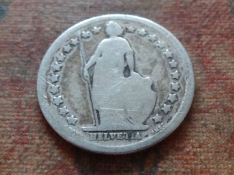 Tutti le monete: 1/2 Fr. 1882  (F) – Usato da Romanel-sur-Lausanne venduto da Swift13 1
