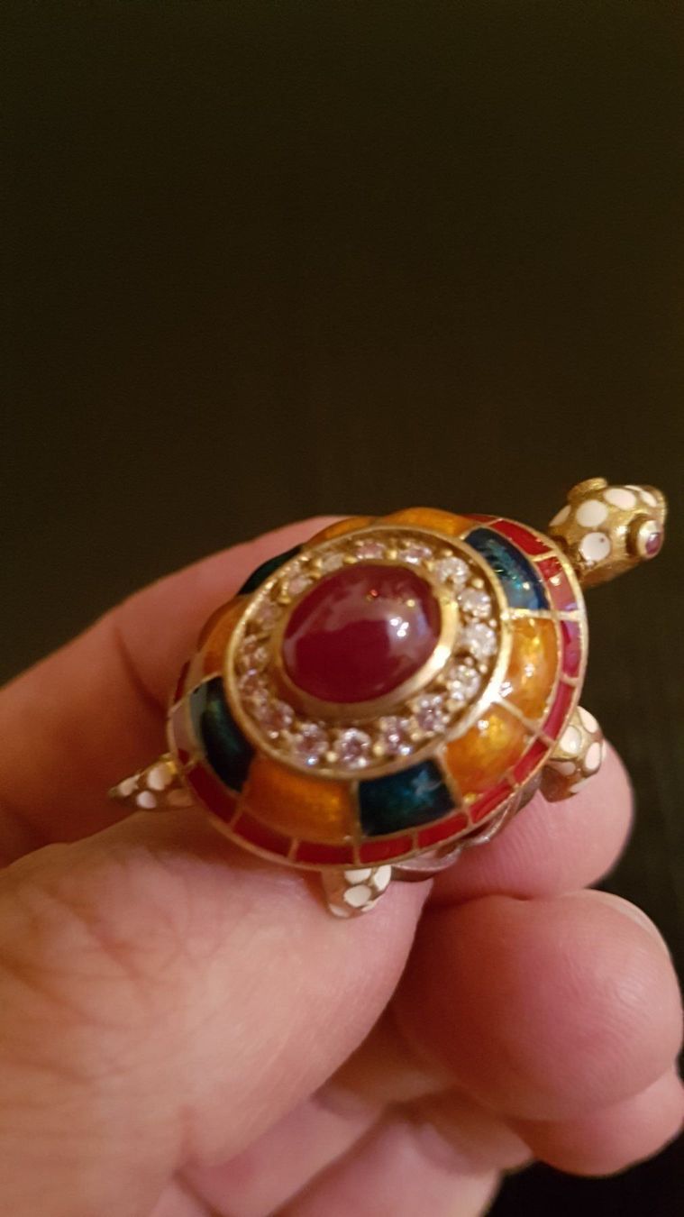 Anelli: Schildkröten Ring mit Rubin Fabrikneu – Nuovo (secondo la descrizione) da KLOTEN venduto da Luxurious-Shop 1