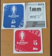 Topps Carte collezionabili: Topps EM 2024 Rodri SP Gold plus 2 Sticker – Nuovo (secondo la descrizione) da Ittigen venduto da Footygol 1