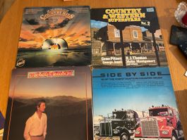 4 Schallplatten Country & Western Superstars, Hits! Top