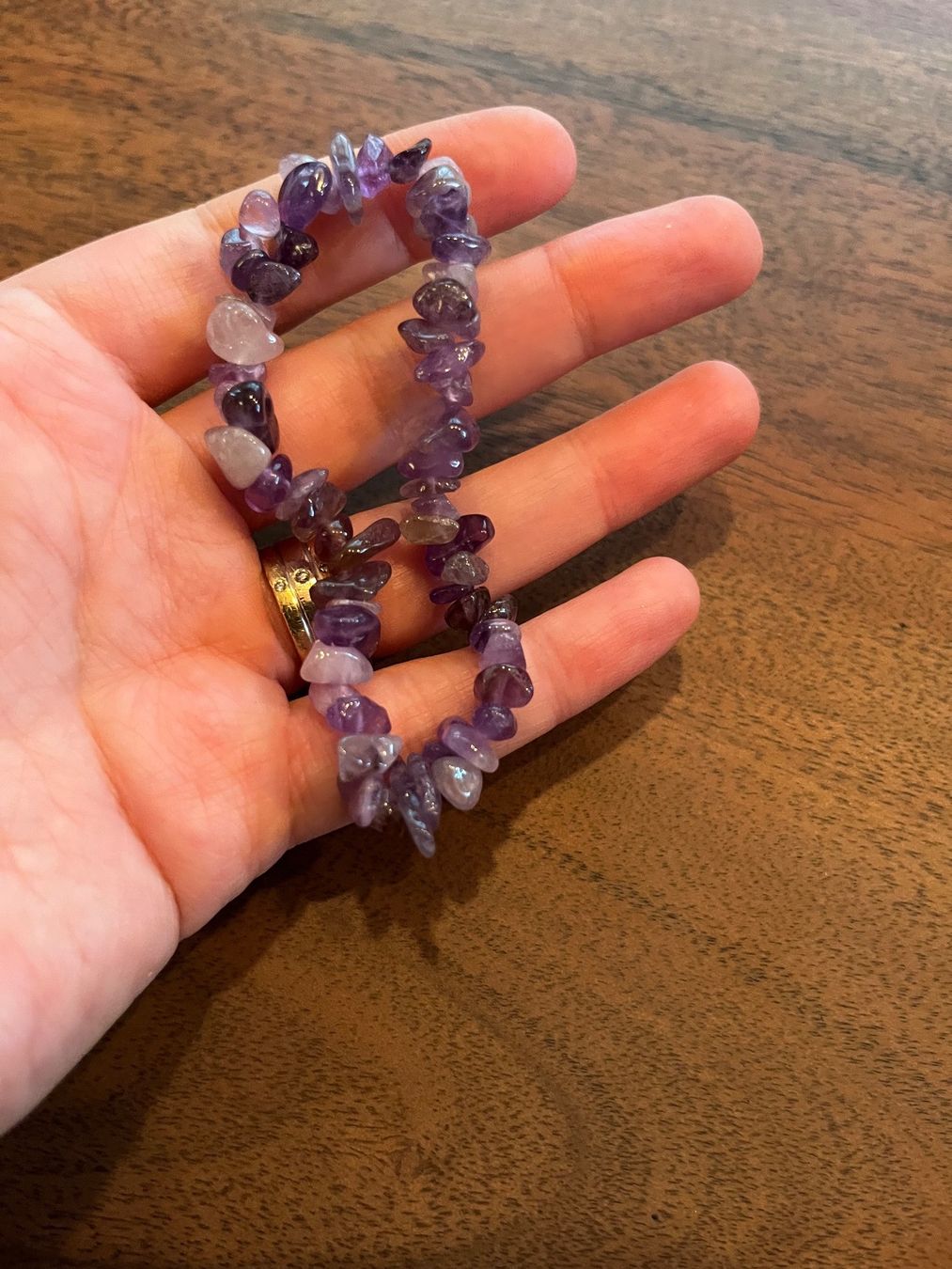 Bracciali & Braccialetti: Amethyst Armband ( elastisch/one Size) – Nuovo e nell'imballaggio originale da Gams venduto da Mariawicca 2