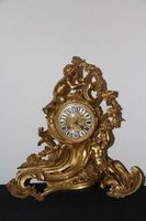 Louis XV rocaile .  pendule cartel H-41, L-42, P-16 cm .