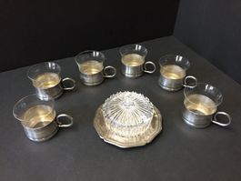 Vintage Tee / Kaffee Service Versilbert