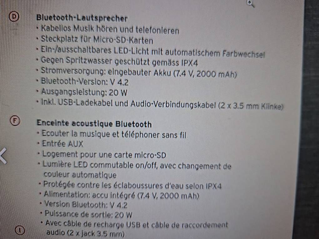 Lautsprecher: Bluetooth Speaker BLT-44 – Gebraucht aus Bolligen von sellenberger61 2