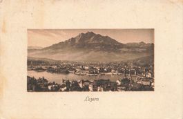 Luzern (LU) – Panoramaansicht der Stadt