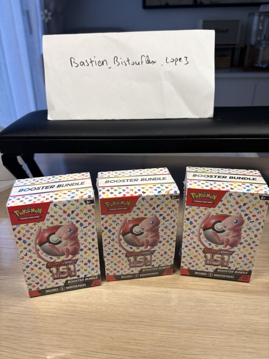 Pokémon Sammelbilder & Trading cards: Pokémon bundle 151 x3 – Neu und originalverpackt aus Cressier NE von lop_95t8