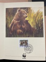 WWF 1988 Jugoslawien Braunbär Spendenblatt