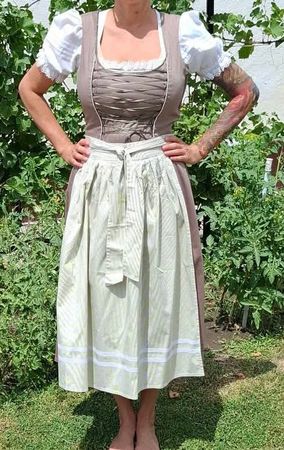3-teiliges Dirndl-Kleid, individuell angefertigt
