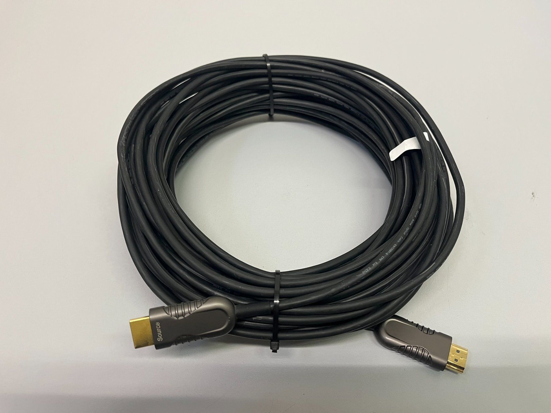 Kabel: 20m HDMI Kabel Optical LWL – Gebraucht aus Hochdorf von av-electronics