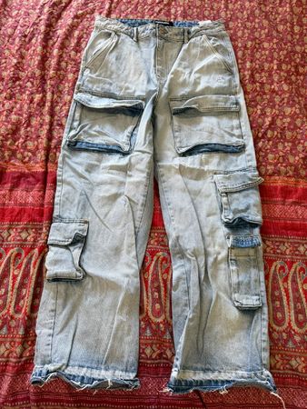 Pegador Cargo Jeans Lark blau Grösse 33 neuwertig