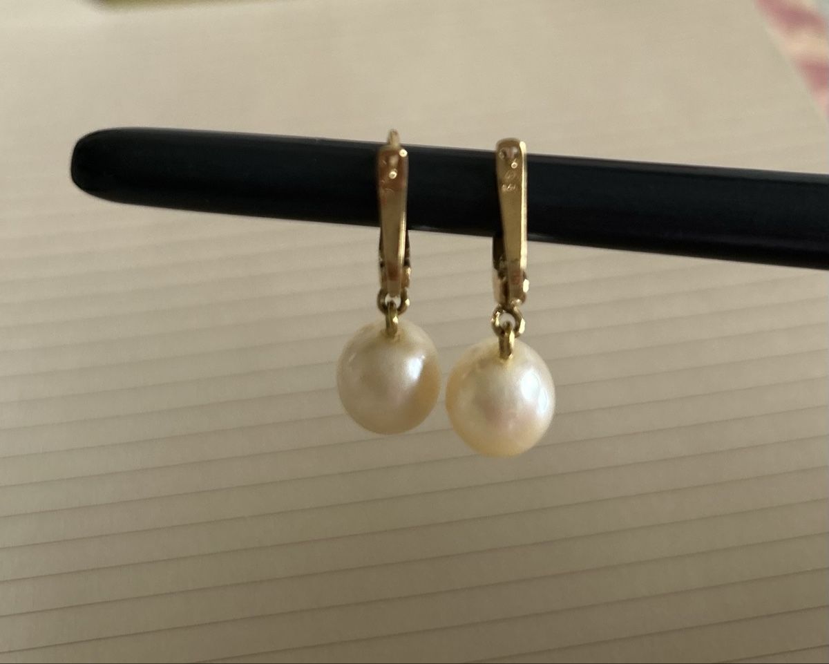 Orecchini pendenti & Orecchini a lobo: Ohrhänger mit Perle 18 K – Nuovo (secondo la descrizione) da Winterthur venduto da Sunshineandrain 2