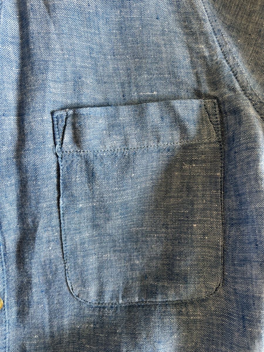 Blusen: Linen shirt blue  – Gebraucht aus Zollikon von jud_cmm9 3