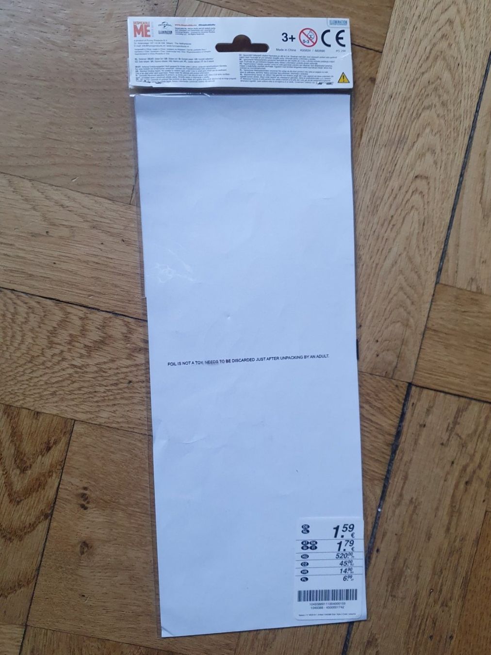 Aufkleber: Stickers Despicable Me Ich einfach unverbesserlich – Neu und originalverpackt aus Zürich von haitimarasa 2