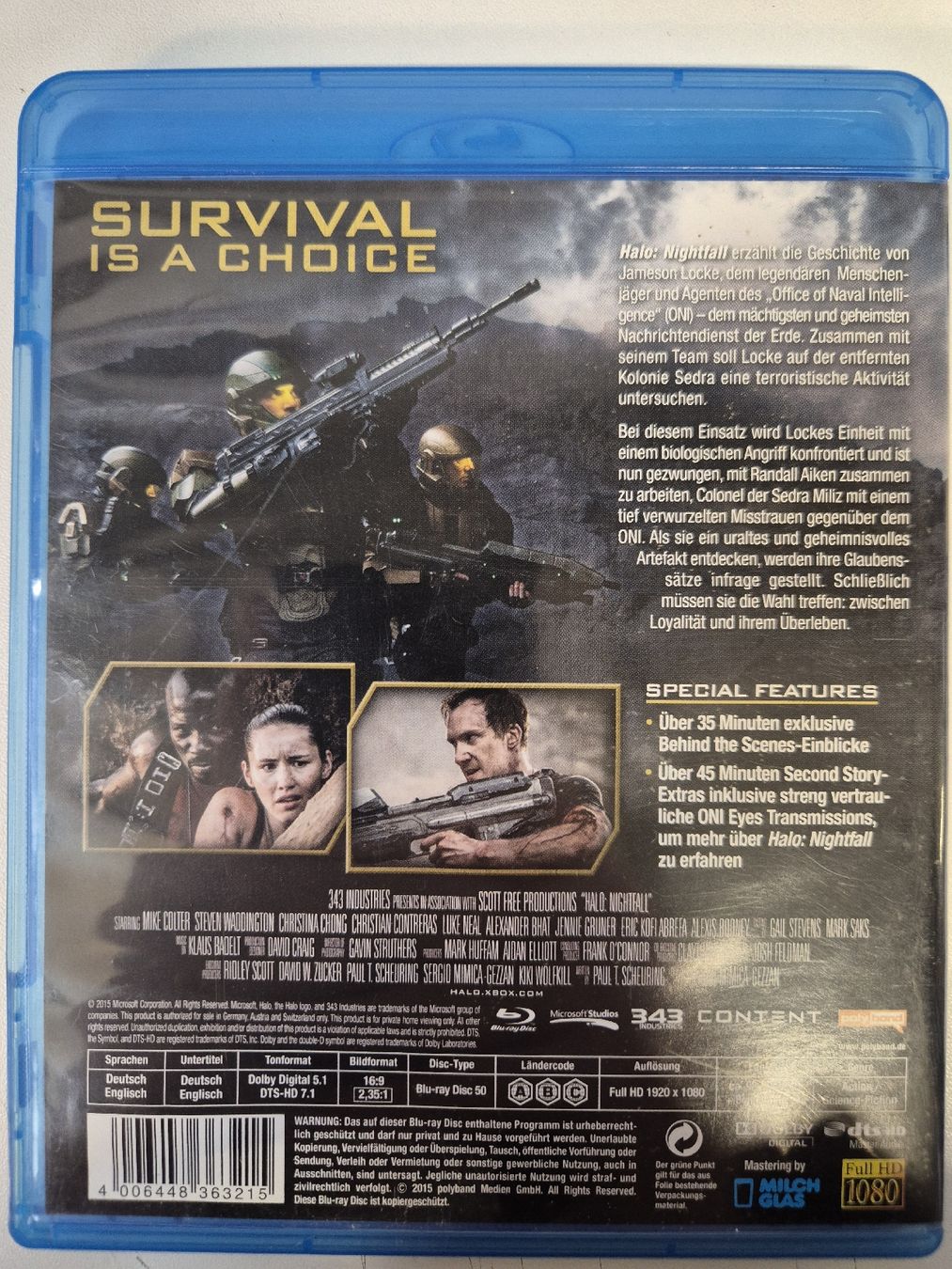 Tutti i DVDs: Halo - Nightfall Blu-Ray – Usato da Lindau venduto da Hammy0740 1