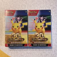 2x Pokémon 30th Celebration Booster Bundles sealed EN