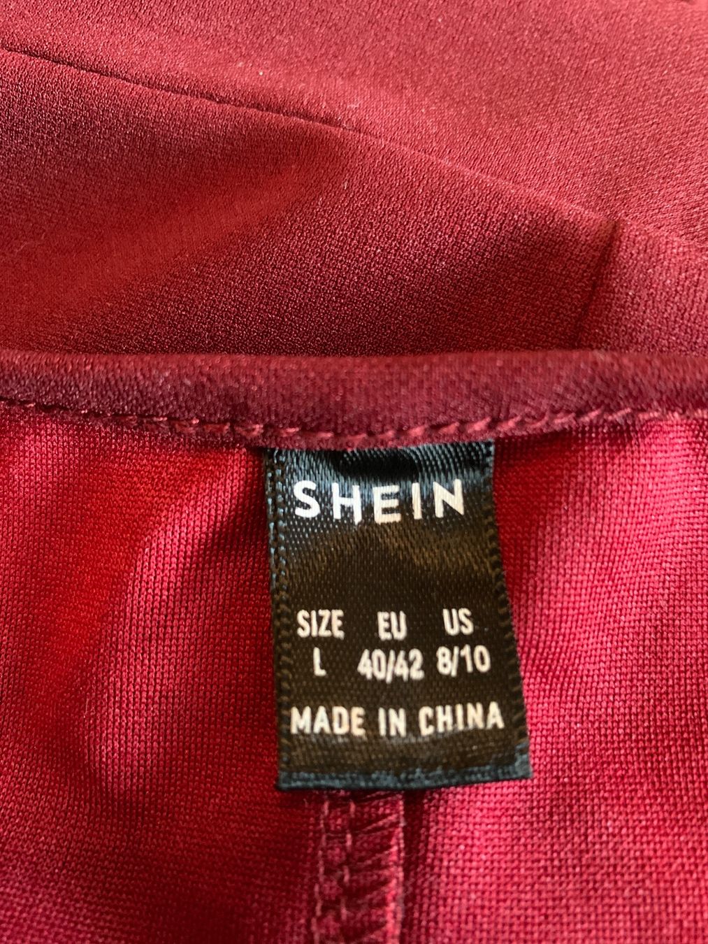 Shein Vestiti: Jolie robe bordeaux Shein t. 40 – Usato da MEYRIN venduto da Gwendo10 2