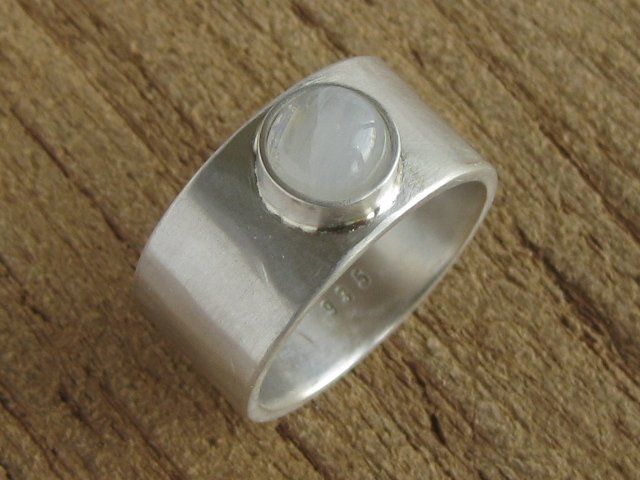 Anelli: breiter Ring Silber 935 Einzelstück Mondstein Gr. 58.5 – Nuovo (secondo la descrizione) da Ermatingen venduto da Decovin 3