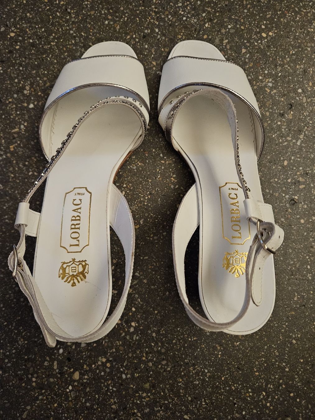Scarpe da donna: LORBAC Sandalen weiss Grösse 39 1/2  – Nuovo e nell'imballaggio originale da Anwil venduto da tamoos 2