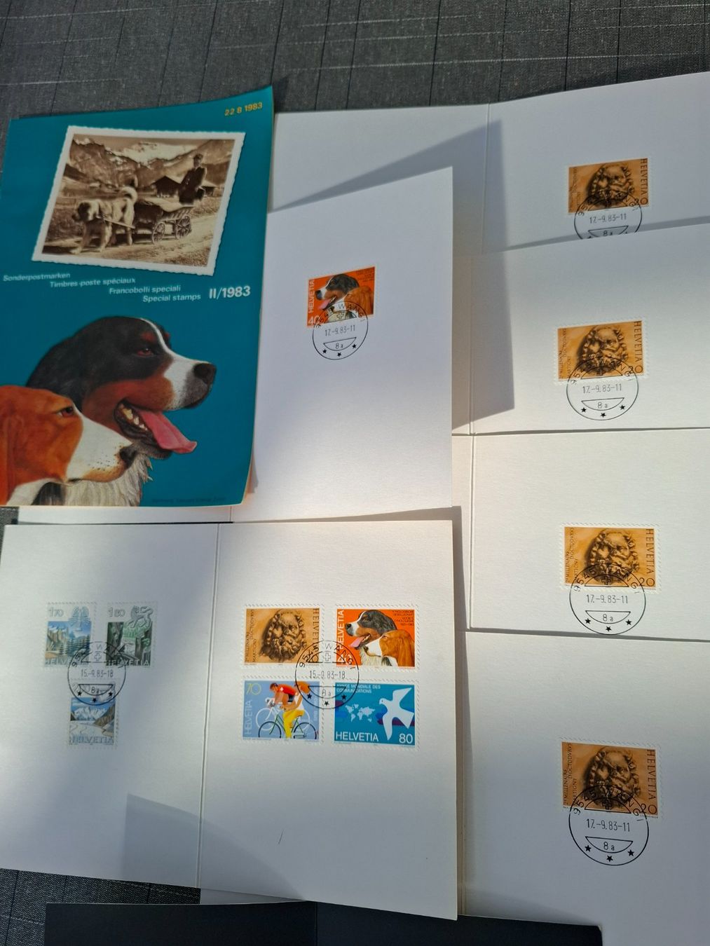 Alle Briefmarken: Briefmarken, Postmarken, Sammlung, Postkarten – Gebraucht aus Eschlikon von Timotwo 1