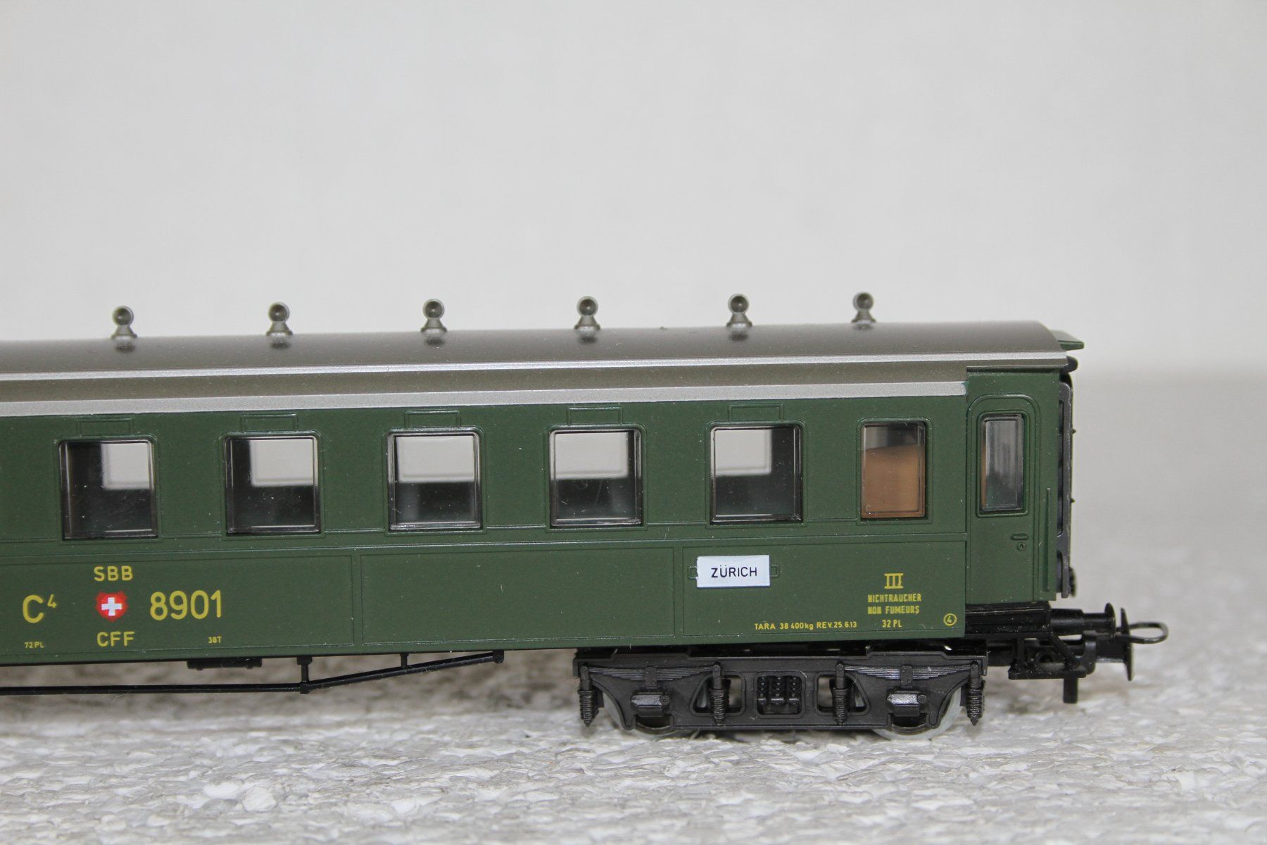 Märklin Modelleisenbahnen: Märklin 4138 SBB 3.Kl. Personenwagen Oldtimer – Gebraucht aus Triesen von gleis8 3