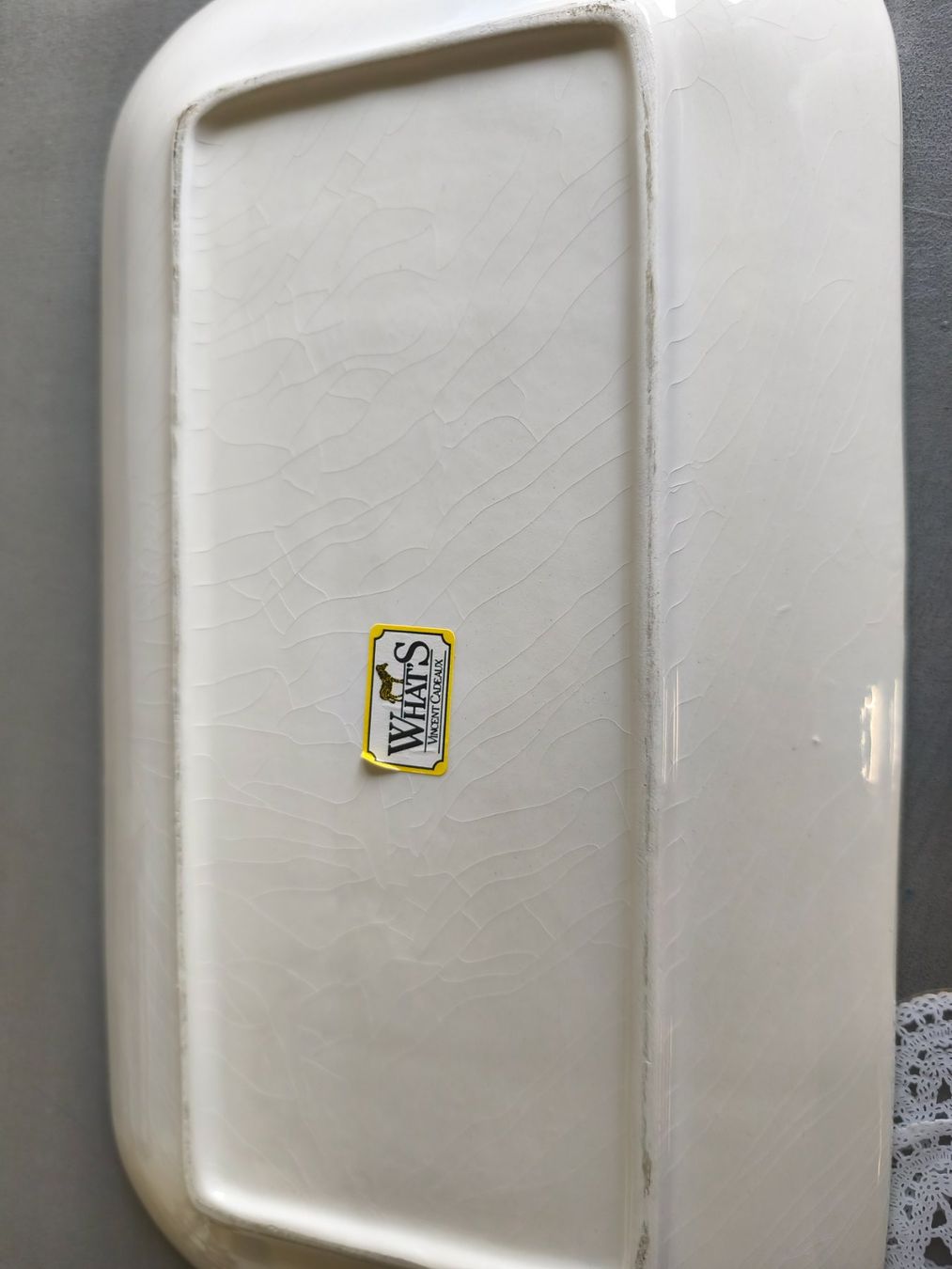 Servierplatten: Spargel Platte Keramik – Gebraucht aus Zürich von Jul69 6