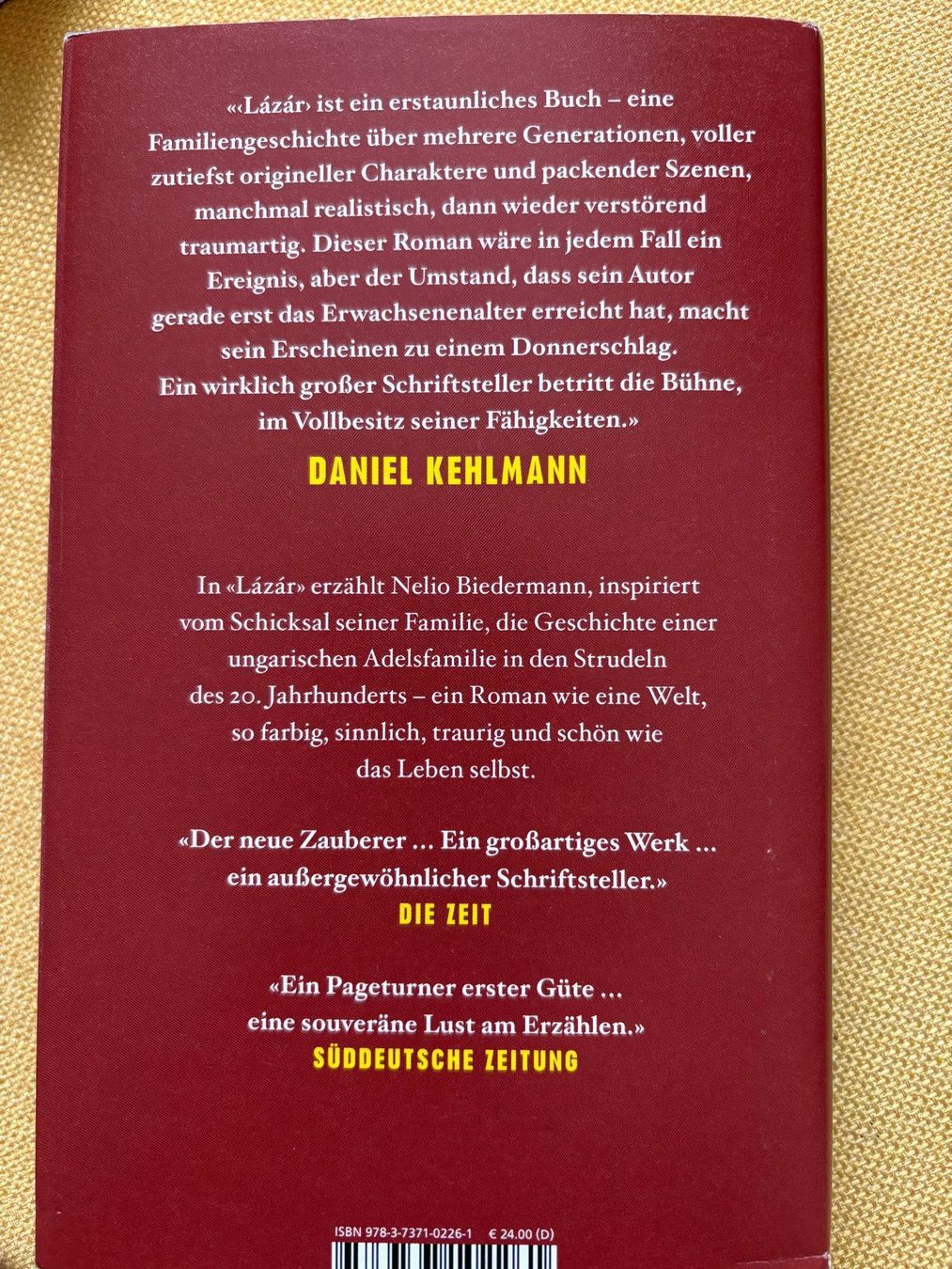 Libri: LAZAR von Nelio Biedermann – Usato da Oberweningen venduto da Gerini 1