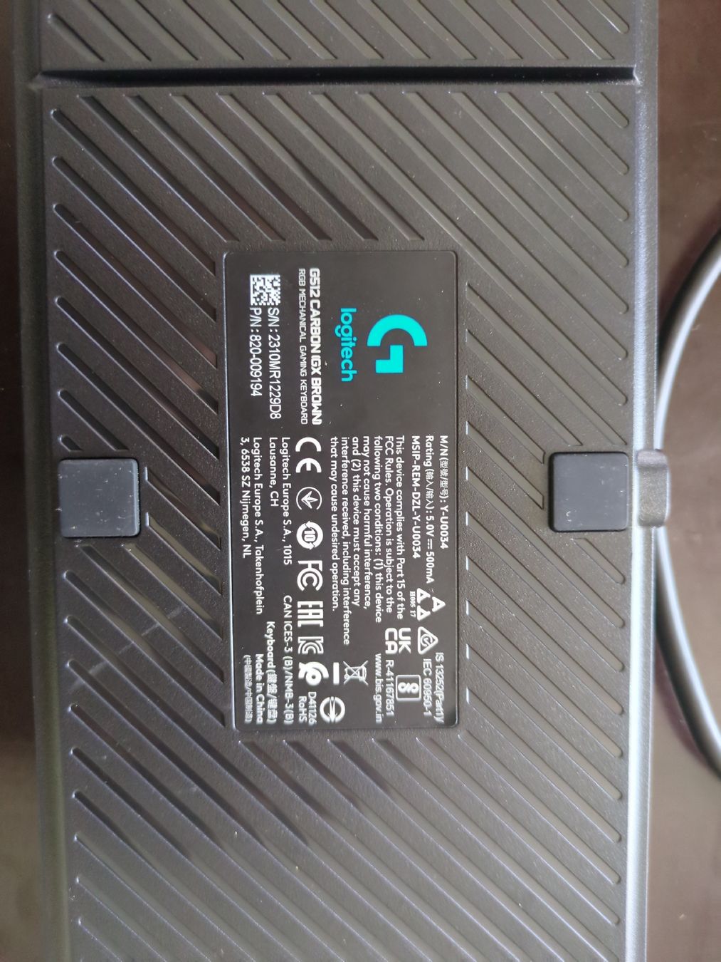 Logitech Tastaturen: Logitech G912 Keyboard Carbon GX Brown Used – Gebraucht aus Bern von han_lx9c 1