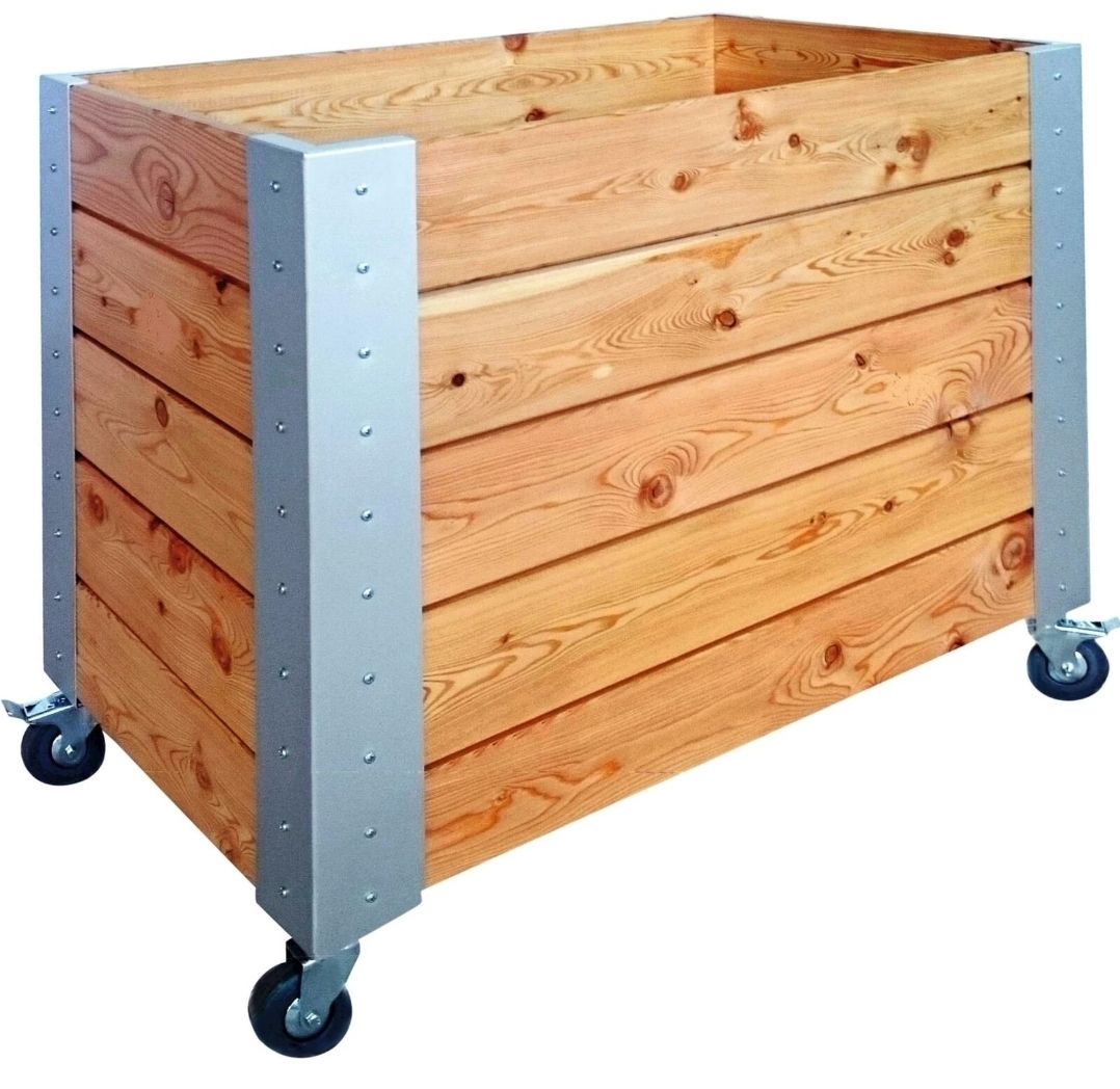 Auflagenboxen: Hochbeet Mobil 90 × 55 × 73 cm – Gebraucht aus Burgdorf von dasMuh08 1