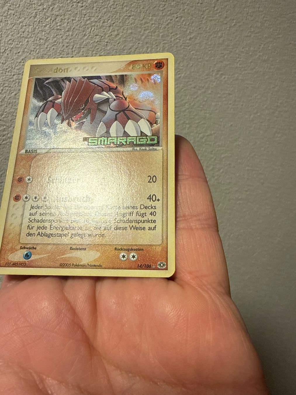 Cartoline: Pikachu Groudon Stamp aus EX Smaragd – Usato da Frauenfeld venduto da Poke_Toniii 2