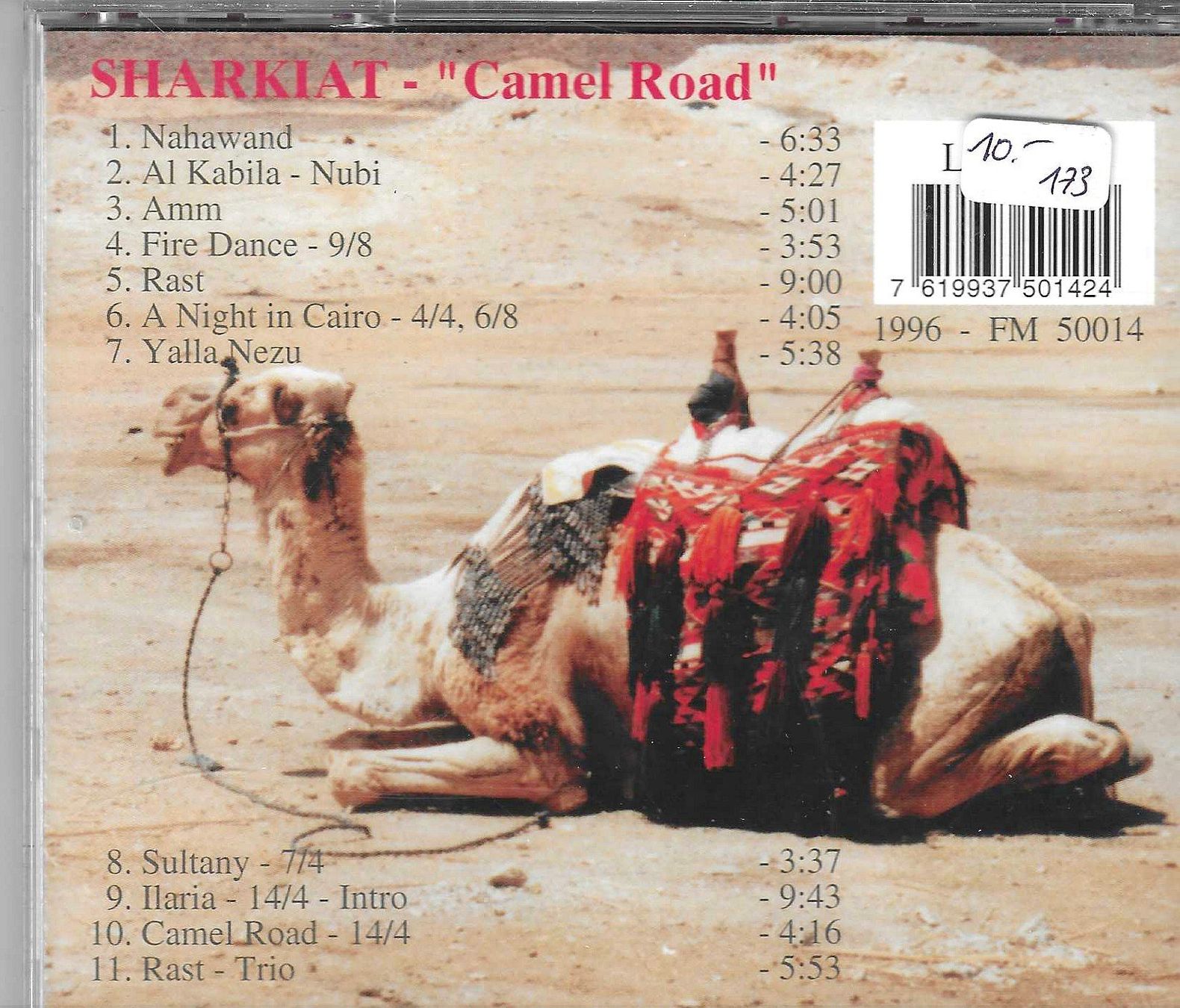 CDs: Sharkiat - Camel Road – D'occasion à Savagnier par Ne2065 1