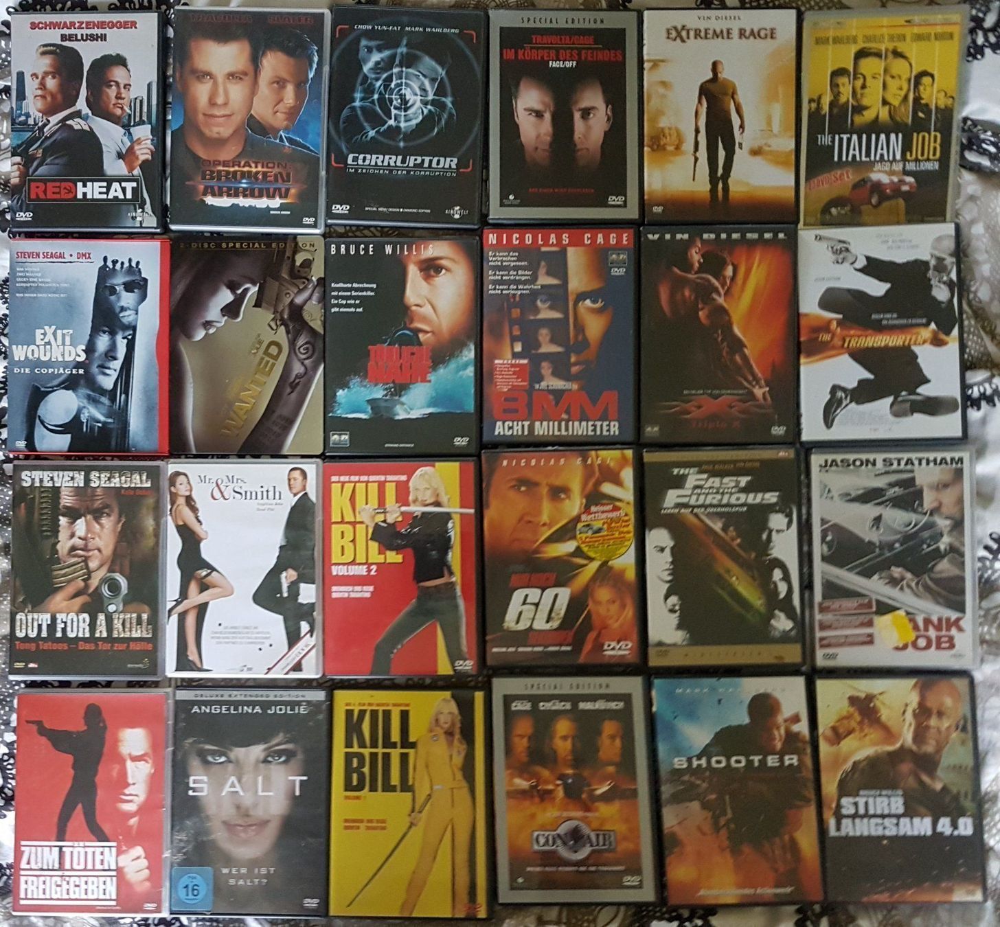 Alle DVDs: 24 DVDs / Action Filme – Gebraucht aus Oberengstringen von Asteroid56