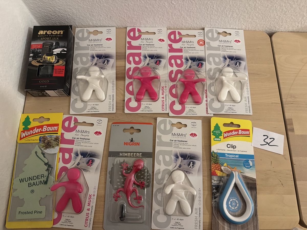 Lufterfrischer: Autoduftbäume 10stk diverse 32 – Neu und originalverpackt aus Kloten von sze_wb99