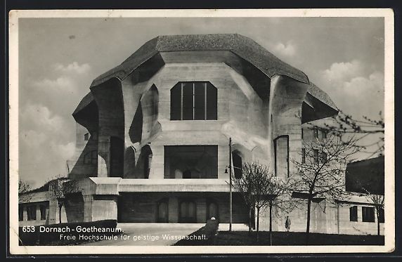 Cartoline postali: Dornach, Goetheanum, Freie Hochschule f – Usato da Berlin venduto da bartko-reher