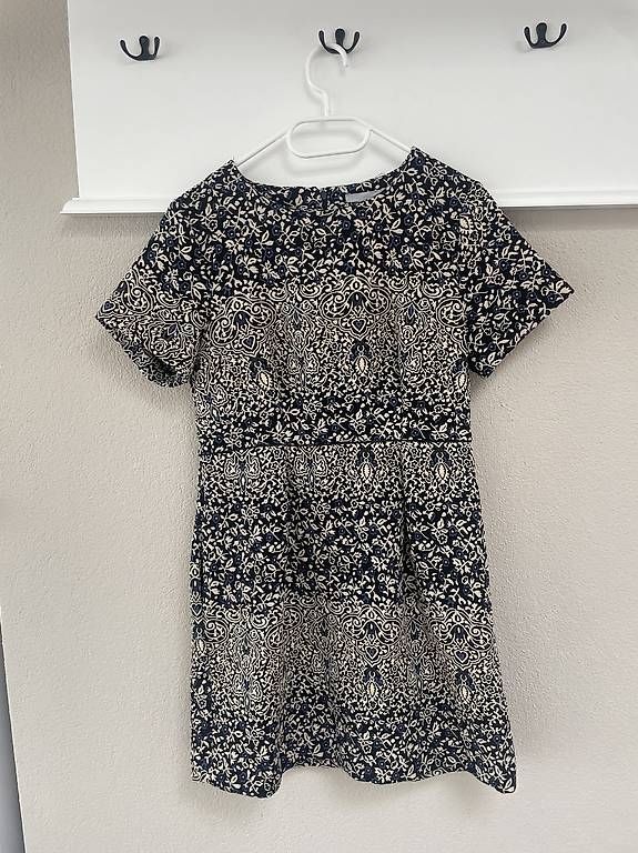 Vestiti: H&M Kleid mit Ornament-Muster  Blau/Beige – Usato da Glis venduto da SabrinaXA