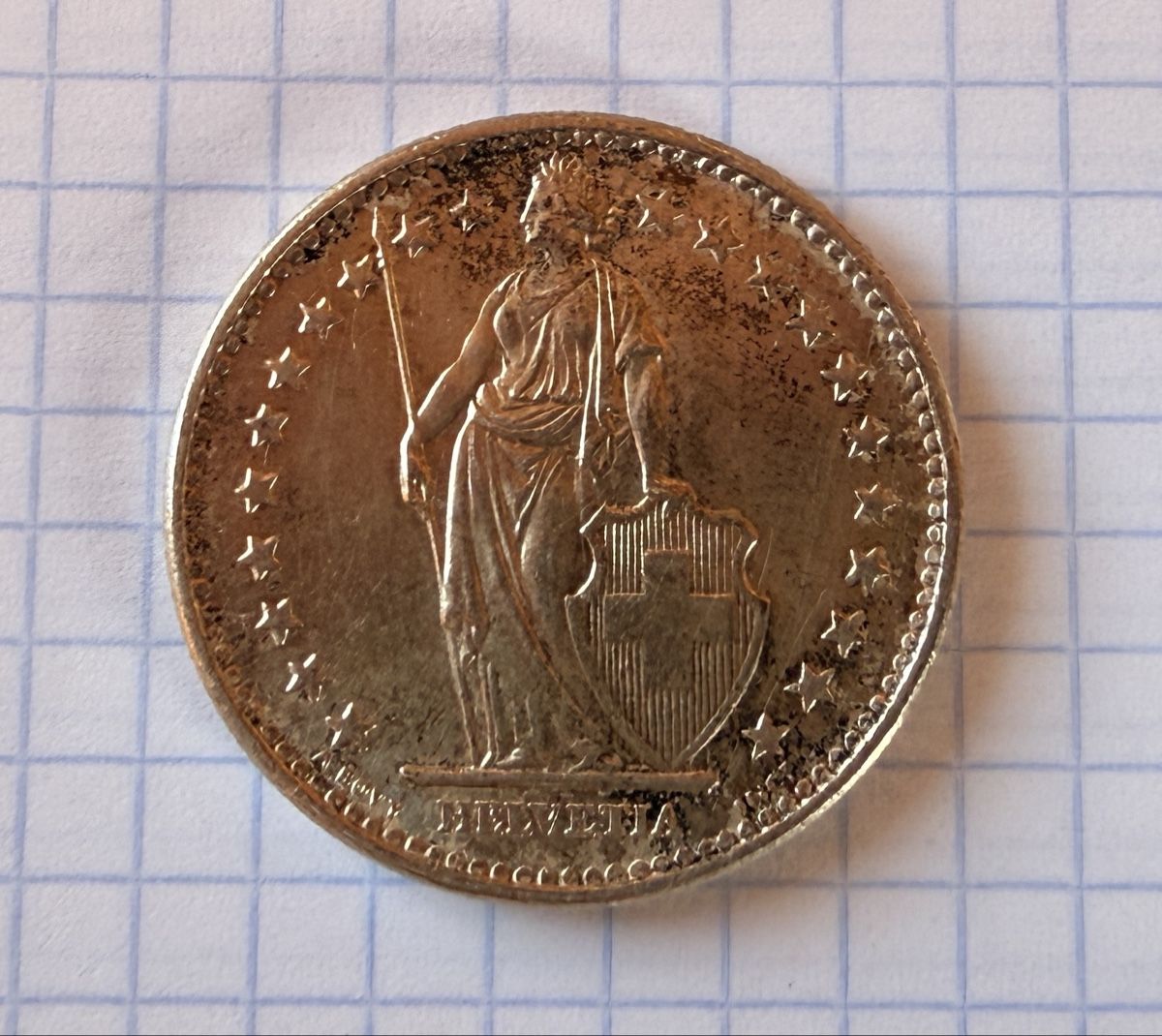 Alle Münzen: Silber 2 Franken 1965 – Gebraucht aus St. Margrethen SG von Aroimaak 1